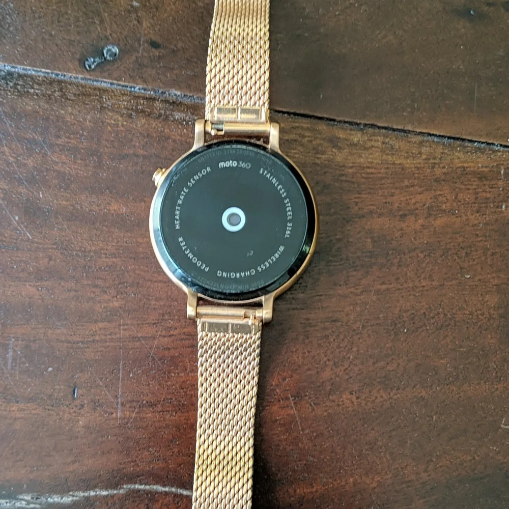 2nd Gen Moto 360 Smart Watch in Rose Gold